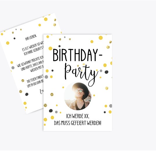 Einladung zum 18.Geburtstag | Einladungskarten & Sprüche 💌📬 | Echte  Postkarten online versenden