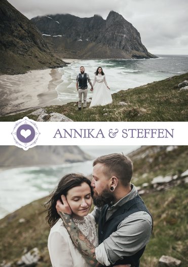 Ansicht 4 - Hochzeit Dankeskarte Hochzeitspass