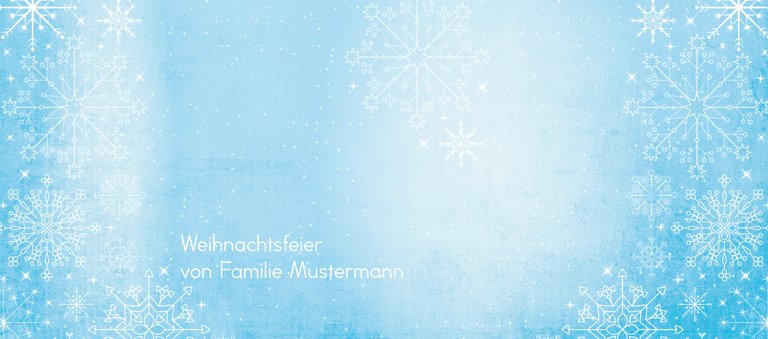 Ansicht 3 - Tischkarte Wintertraum