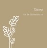 Ansicht 7 - Kommunion Dankeskarte Gräser