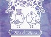 Ansicht 7 - Hochzeit Dankeskarte Vogelpaar