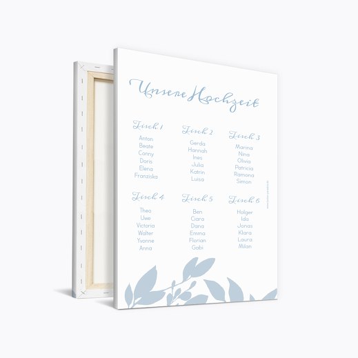 Sitzplan Blauregen HellgrauBlau 400x600mm