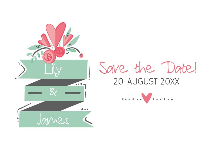 Ansicht 2 - Save-the-Date Du & Ich