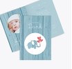Baby Dankeskarte Elefant