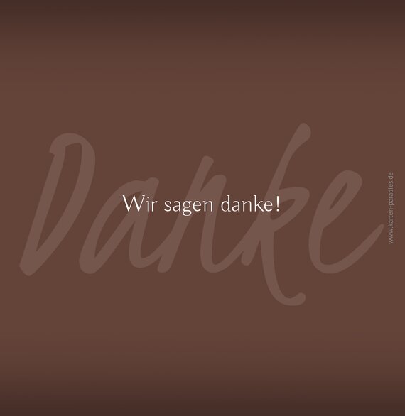 Ansicht 3 - Hochzeit Dankeskarte ewige Verbindung