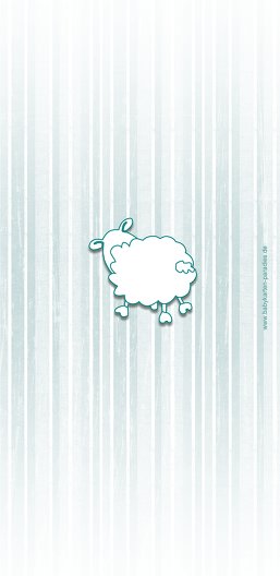 Ansicht 2 - Babykarte sheep