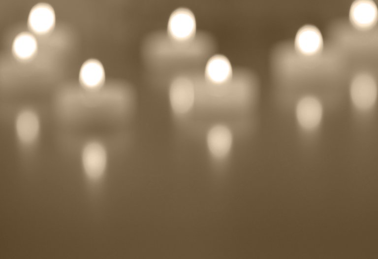Ansicht 2 - Dankeskarte Kerzenlichter quer