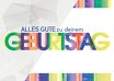 Ansicht 4 - Glückwunschkarte zum Geburtstag Bunt