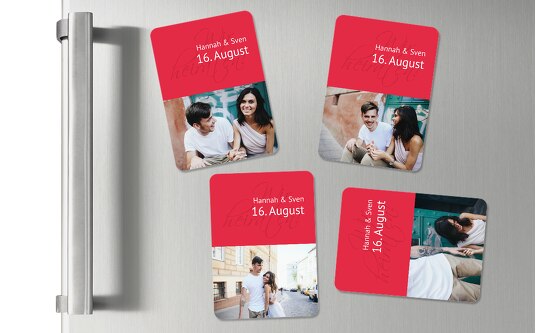 Magnet Liebesbrief Rot 55x77mm