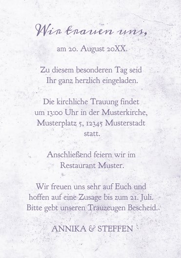 Ansicht 4 - Hochzeit Einladung Hochzeitspass