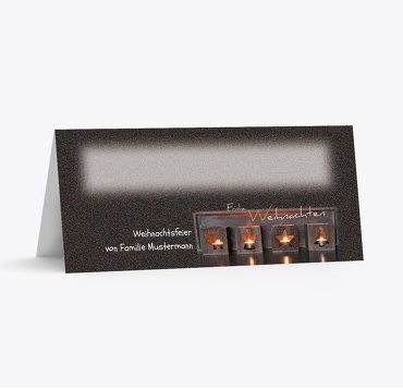 Tischkarte Adventszeit