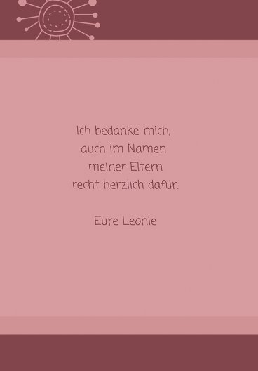 Ansicht 7 - Kommunion Dankeskarte Blumen