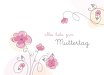 Ansicht 7 - Muttertagskarte Blumentraum