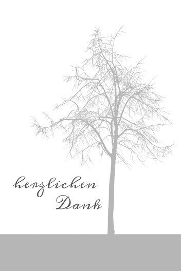 Ansicht 3 - Dankeskarte Tree