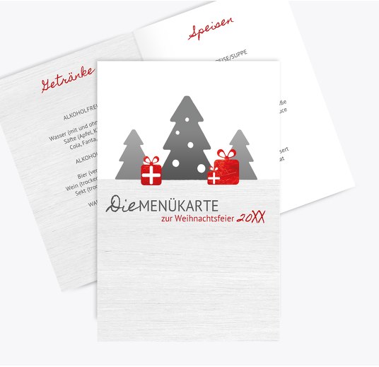 Menukarten Weihnachten 90 Vorlagen Designs Fur