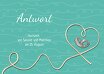 Ansicht 4 - Hochzeit Antwortkarte erfüllte Liebe