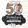 Ansicht 7 - Geburtstagseinladung Comic 50