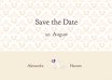 Ansicht 4 - Save-the-Date Ornament mit Herz