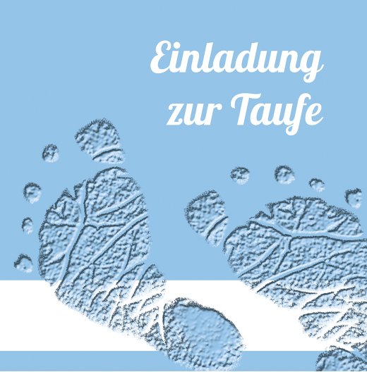 Ansicht 4 - Taufekarte Footprints