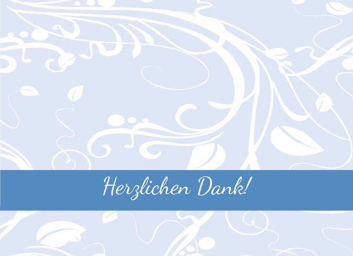 Ansicht 3 - Hochzeit Dankeskarte Blättertraum