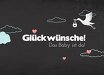 Ansicht 7 - Glückwunschkarte zur Geburt Klapperstorch