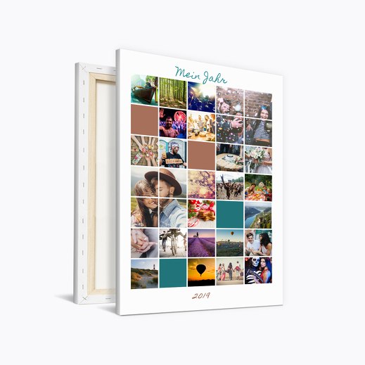 Wandbild "Vollflächig Kleinkariert" Weiß 400x600mm