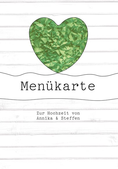 Ansicht 3 - Hochzeit Menükarte Mr&Mrs