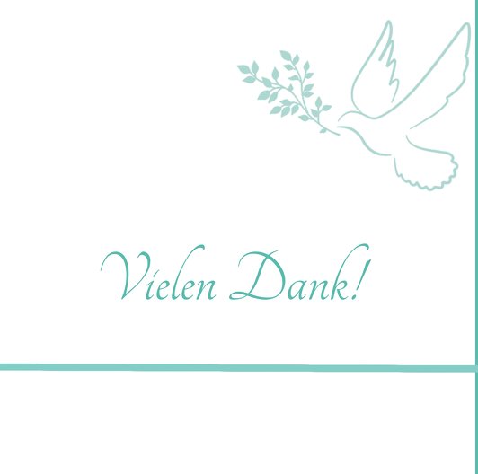 Ansicht 5 - Konfirmation Dankeskarte floral