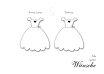 Ansicht 4 - Hochzeit Ballonkarte dresses