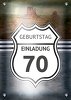 Ansicht 4 - Geburtstagseinladung Route 70