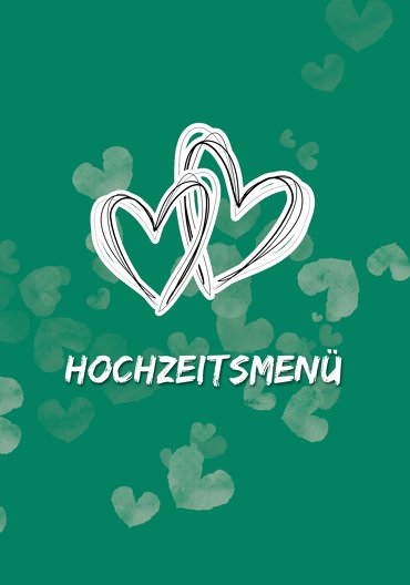 Ansicht 3 - Hochzeit Menükarte Liebesglück