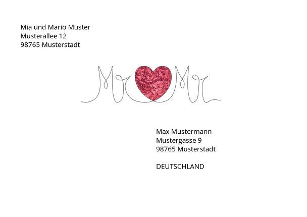Ansicht 2 - Umschlag Mr&Mr