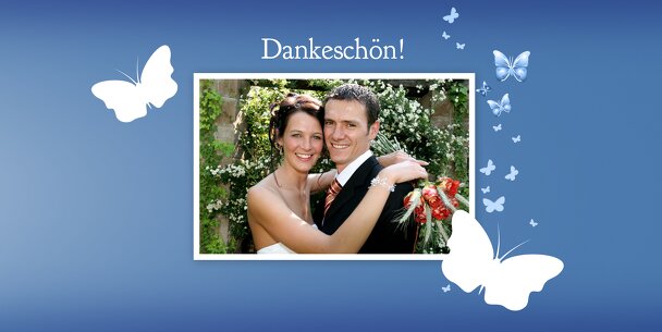 Ansicht 4 - Hochzeit Dankeskarte Traumpaar