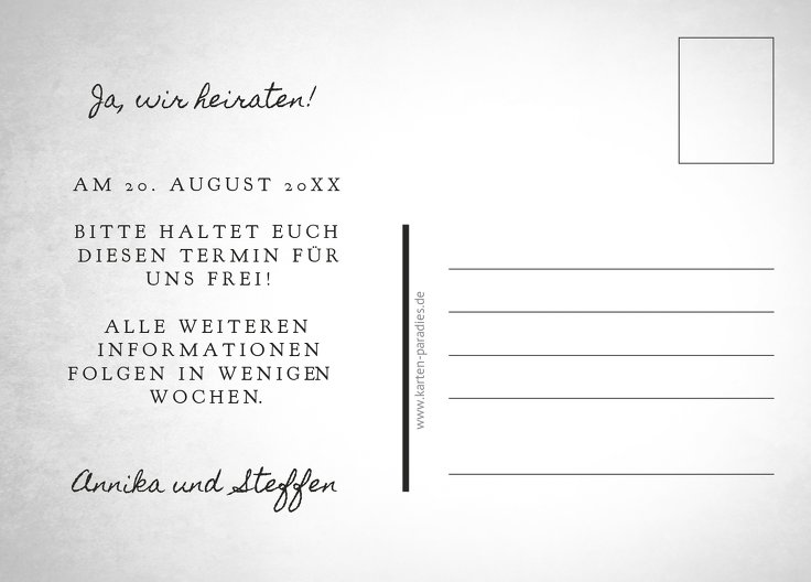 Ansicht 3 - Save-the-Date Blätterwerk