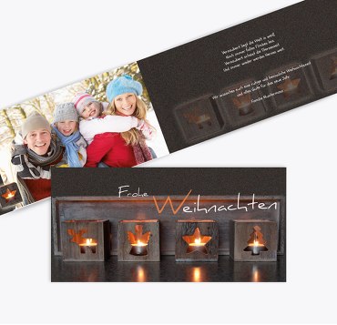 Foto Grußkarte Adventszeit