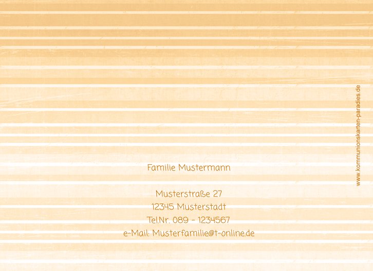 Ansicht 2 - Kommunionskarte Taube 2