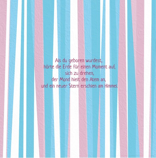 Ansicht 5 - Babykarte hearts and stripes