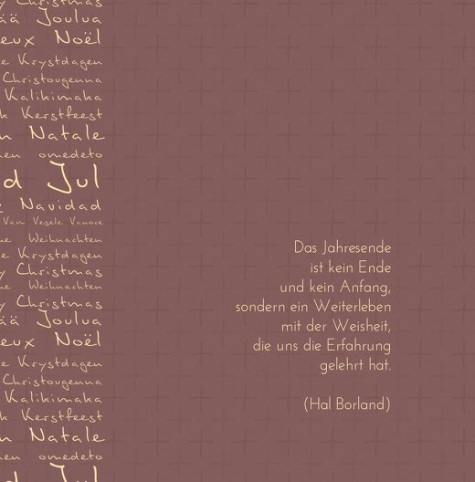 Ansicht 4 - Grußkarte Schriftkerze