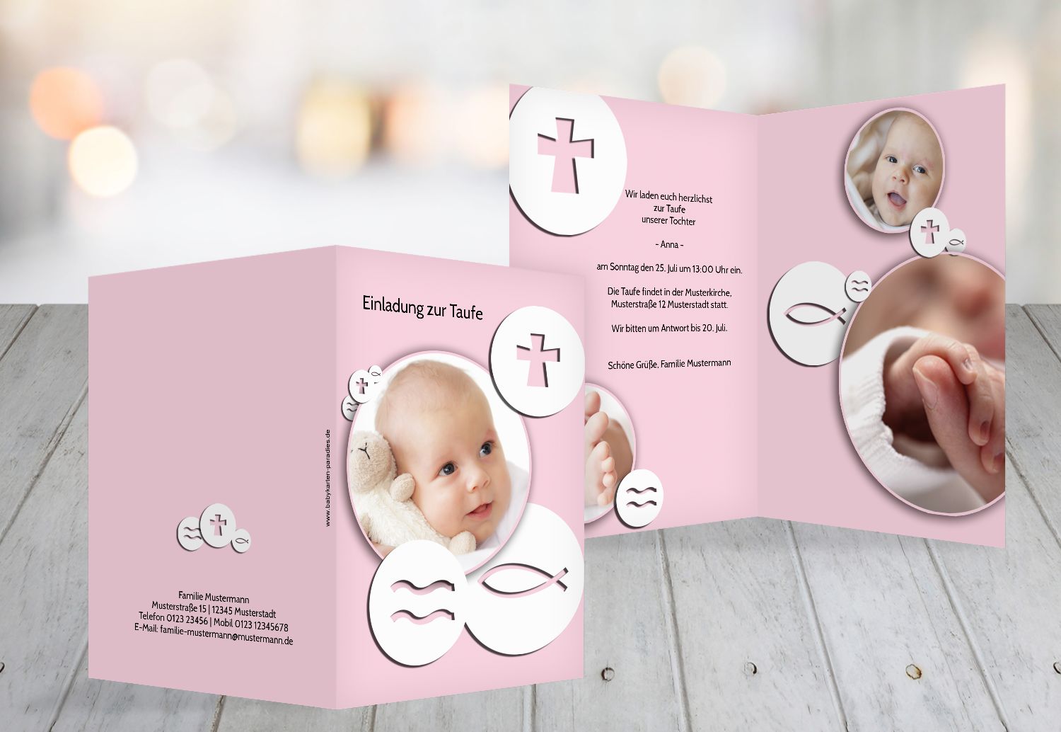 Was Schreibe Ich In Eine Taufkarte Taufkarte Taufsymbole selbst gestalten!