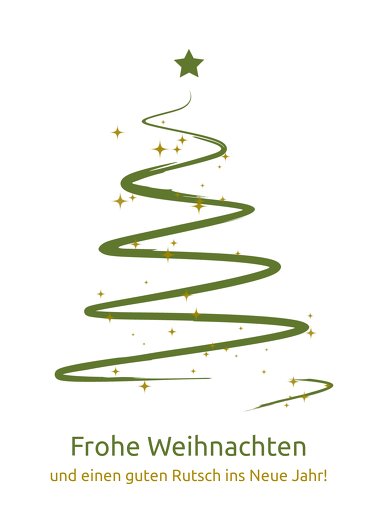 Ansicht 2 - Weihnachtsgrußkarte Wunderbaum