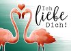 Ansicht 4 - Spruchkarte Flamingo