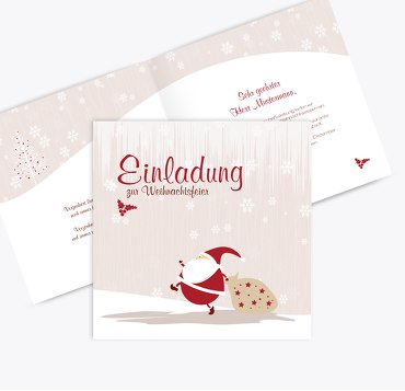Einladung Weihnachtsmann