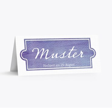 Hochzeit Tischkarte Vogelpaar