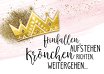 Ansicht 4 - Spruchkarte Krone