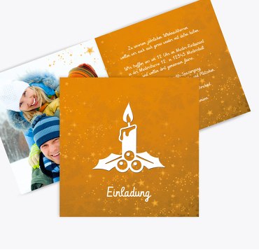 Foto Einladung Advent