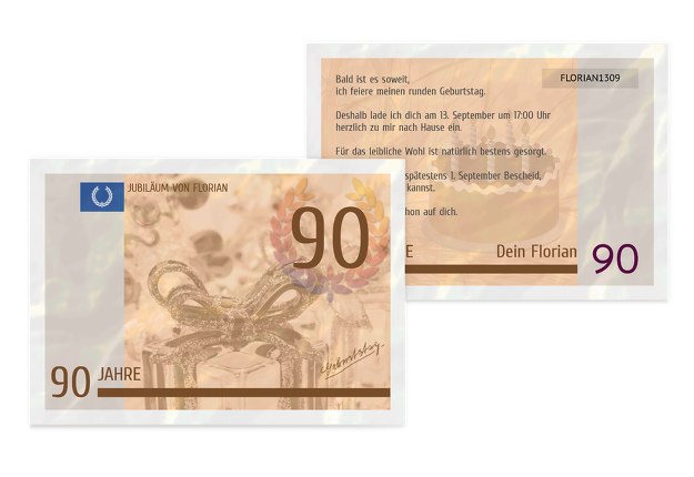 Einladungskarten Zum 90 Geburtstag Karten Paradies De