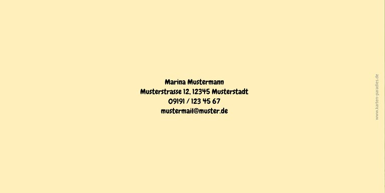 Ansicht 2 - Einladungskarte zum Geburtstag Erdmännchen