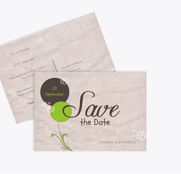 Hochzeit Save the Date Fantasyflower