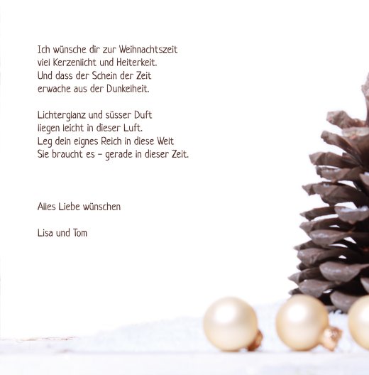 Ansicht 5 - Foto Grußkarte Weihnachtsengel