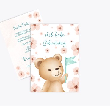 Einladung Kindergeburtstag Teddytastisch